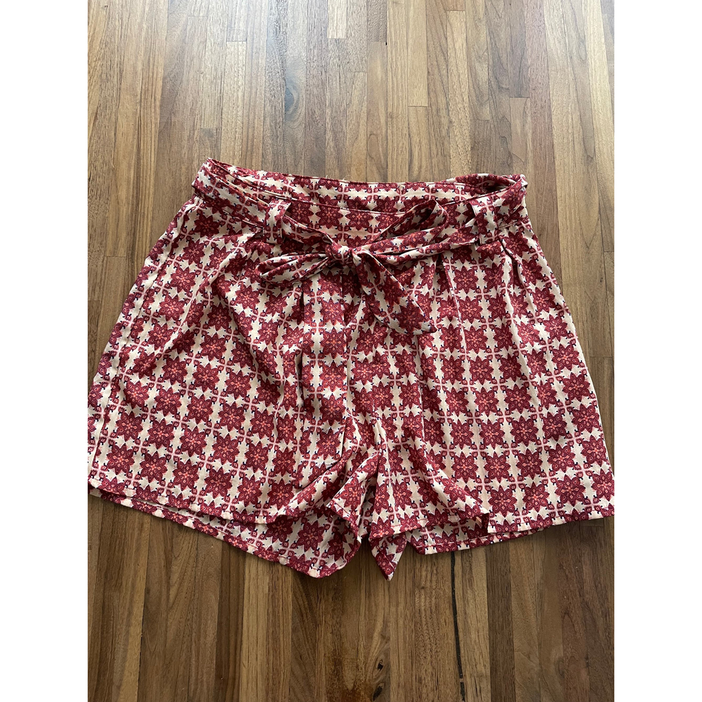 Shrinking Violet Silky Tie Shorts